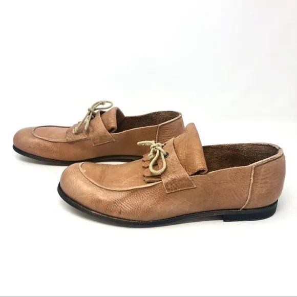 * BIBLIOTEK (Fuso Orario) Italian Leather Shoes 39.5