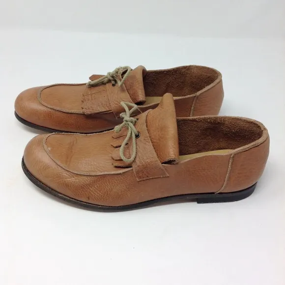 * BIBLIOTEK (Fuso Orario) Italian Leather Shoes 39.5