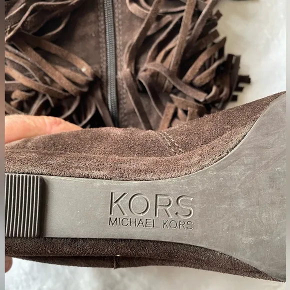 🆕 KORS Michael Kors Fringe Suede Boots