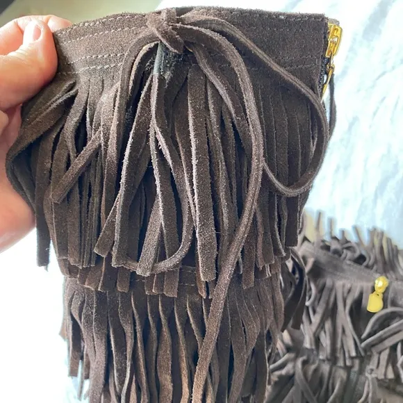 🆕 KORS Michael Kors Fringe Suede Boots