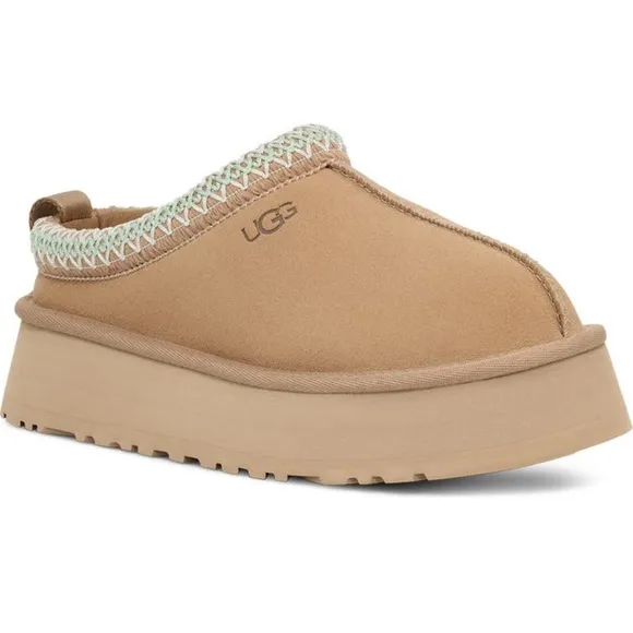 🍂 New UGG Tazz Platform Slipper Sand
