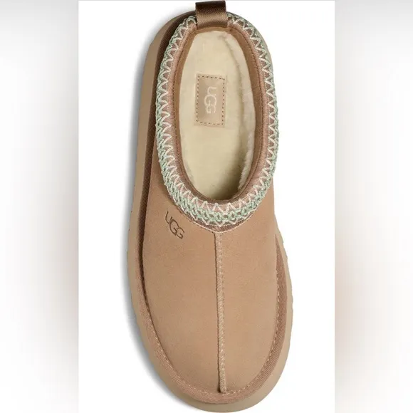 🍂 New UGG Tazz Platform Slipper Sand