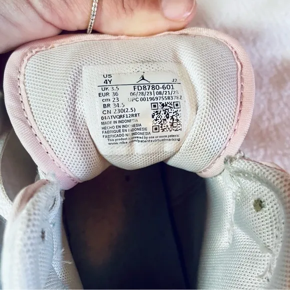 🔥 NIKE Air Jordan 1 Mid – Pink Wash/Frost-White (GS 4Y / Women’s 5.5) 🔥
