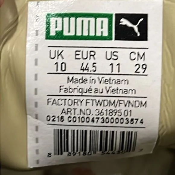🔥🔥 PUMA Suede hi-tops Sneakers Shoes  - Streetwear Beige US Sz 11 - EXCELLENT