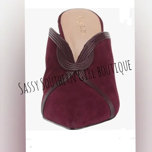 🆕⭐ Rachel Zoe merlot heel muel