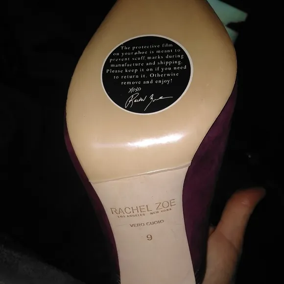 🆕⭐ Rachel Zoe merlot heel muel