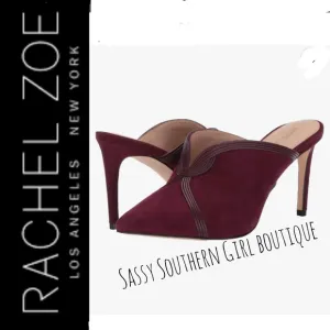🆕⭐ Rachel Zoe merlot heel muel