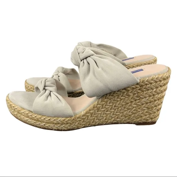 🆕 Stuart Weitzman Sarina Knotted Espadrille Wedge