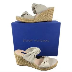 🆕 Stuart Weitzman Sarina Knotted Espadrille Wedge