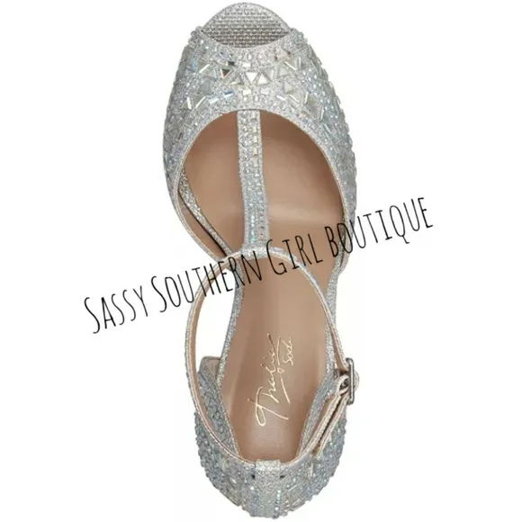🆕⭐ Thalia Sodi Crystal rhinestone embellished heels
