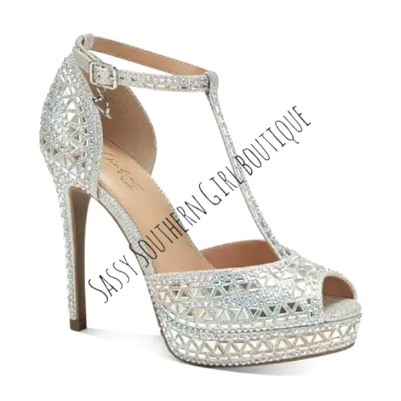 🆕⭐ Thalia Sodi Crystal rhinestone embellished heels
