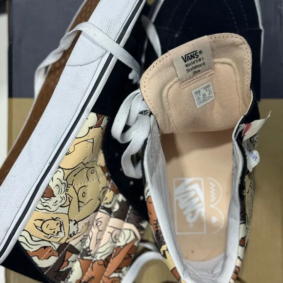 ⚽️ Vans Breast Cancer Awareness Lady Ladi Sk8-Hi Black Skate High Shoes W9