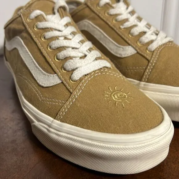 🔥 VANS Old Skool Eco Theory Skate Sneaker Shoes Men Sz 7 / Women 8.5 - PERFECT