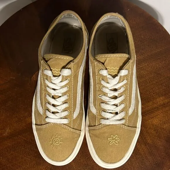 🔥 VANS Old Skool Eco Theory Skate Sneaker Shoes Men Sz 7 / Women 8.5 - PERFECT