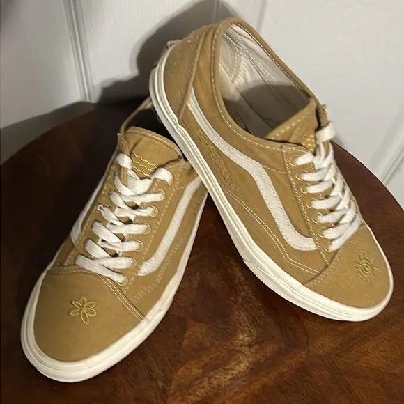 🔥 VANS Old Skool Eco Theory Skate Sneaker Shoes Men Sz 7 / Women 8.5 - PERFECT