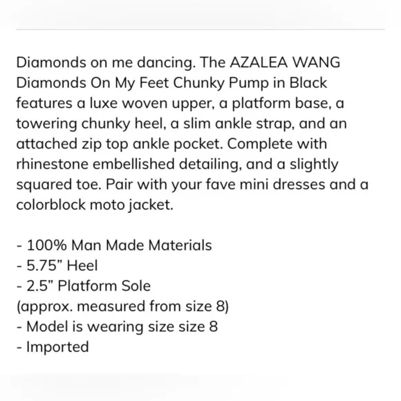 00- Rhinestone sandal pump chunky sandals woven upper