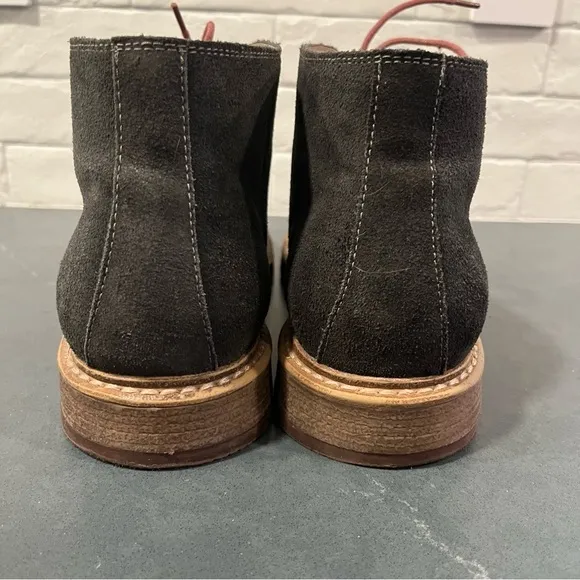 1901 Canyon chukka boots sz 12 gray suede red laces