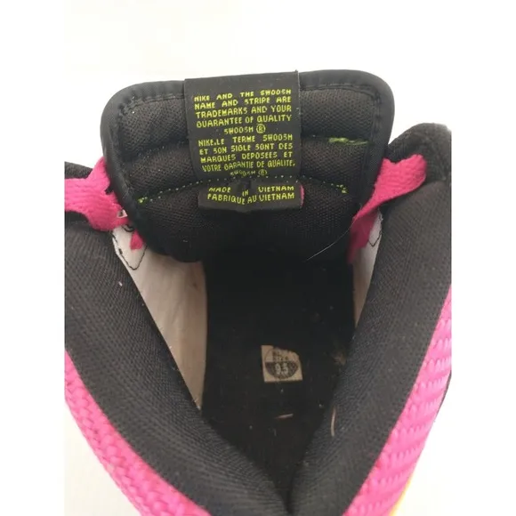 2012 Nike Dunk High Fireberry LONDON Pink Volt 317982-127 Mens‎ Shoes Size 9.5