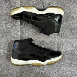 2016 Men's Nike Air Jordan 11 Retro Space Jam Black High Sz 10.5 (378037-003)