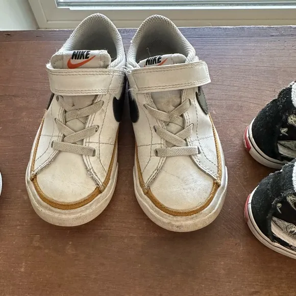 3-pack toddler shoes! Vans and Nike blazers