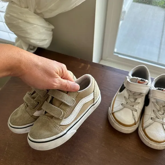 3-pack toddler shoes! Vans and Nike blazers