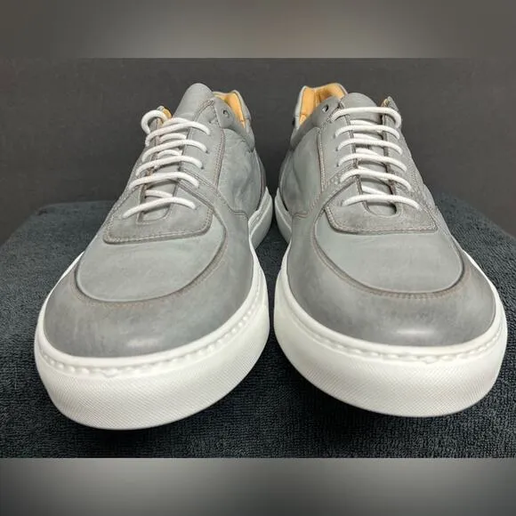 $449 Alden Carroll &amp; Co Mens Grey Leather Shoes SIZE EU 45 US 11-11.5  NWOB 4168