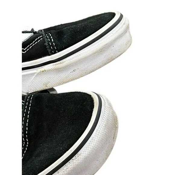 7.5 Women Vans Old Skool Skate Shoes Sneakers Black Suede Men 6