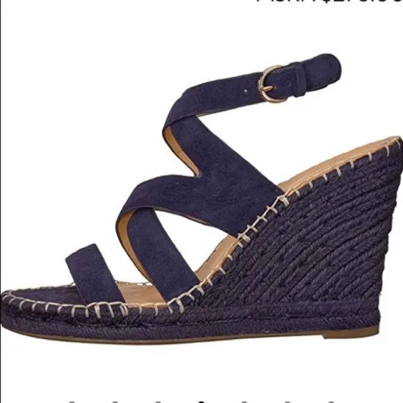 8/9.5 Joie Navy Suede Wedges