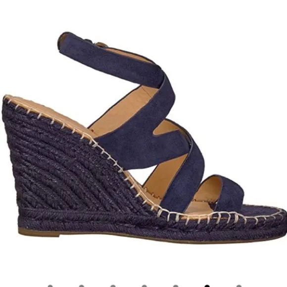 8/9.5 Joie Navy Suede Wedges