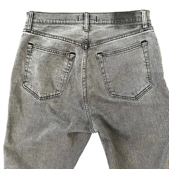 Abercrombie &amp; Fitch Curve Love The Ankle Straight Ultra High Rise Jeans Sz. 10S