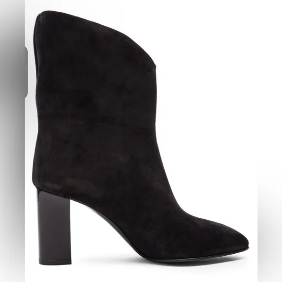 ACNE STUDIOS Black Suede Ava Boots  EU 37 US 7