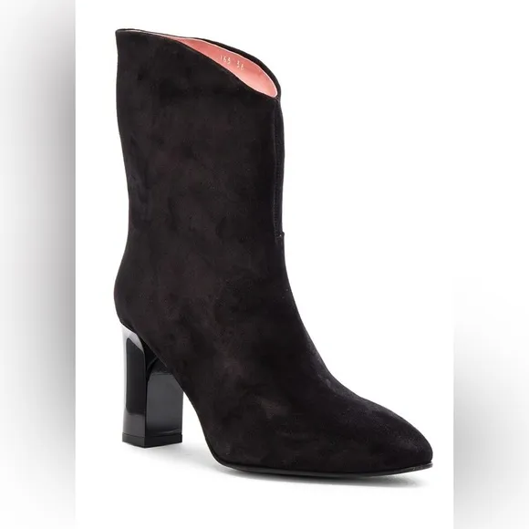 ACNE STUDIOS Black Suede Ava Boots  EU 37 US 7