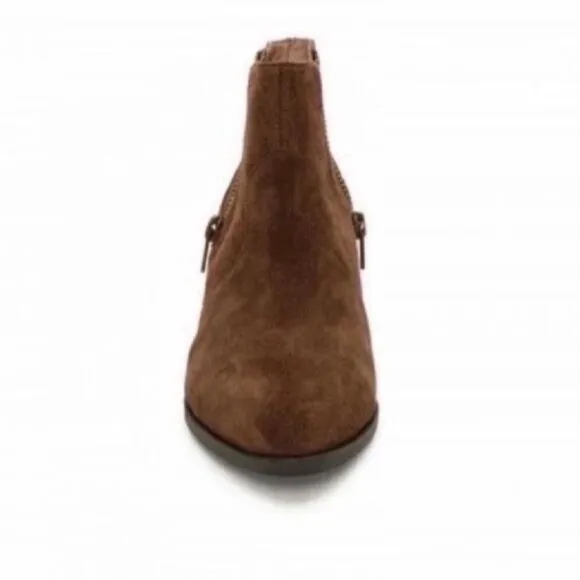Adam Tucker Women's Suede Ankle Boots - Brown