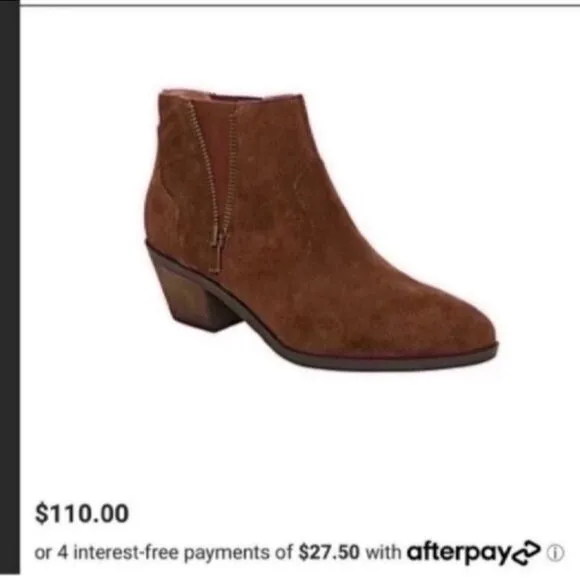 Adam Tucker Women's Suede Ankle Boots - Brown