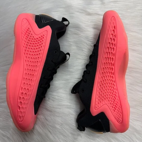 Adidas AE 1 Low Mural Mens Basketball Shoes Pink Black JI4068 NEW Multi Sz