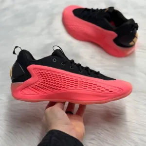 Adidas AE 1 Low Mural Mens Basketball Shoes Pink Black JI4068 NEW Multi Sz