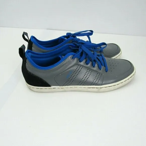 Adidas AR-D1 Low Top Shoes Men's Size 12 Leather Lace Up Gray‎ Blue Skate Casual