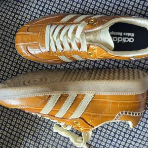 Adidas  Brown and Cream Sneakers