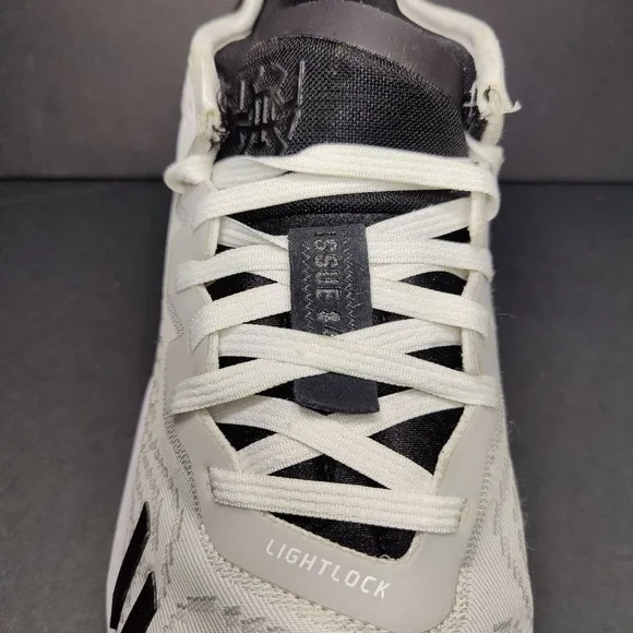 Adidas D.O.N. Issue 4 Basketball Black White Sneaker Mens Shoes Size 13