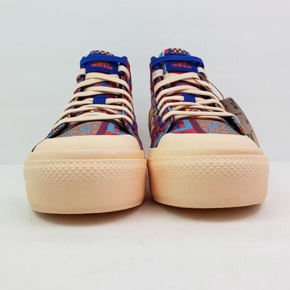 Adidas Farm Rio x Bravada 2.0 Mid Platform Womens Size 6.5 Patchwork Skate Shoes