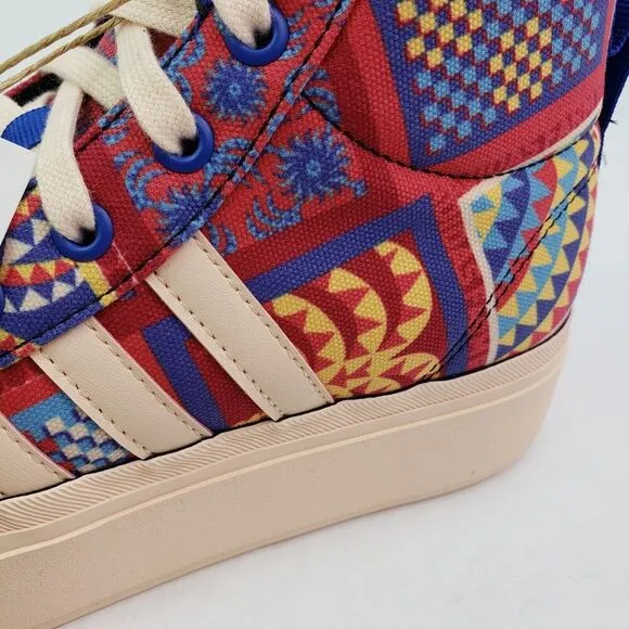 Adidas Farm Rio x Bravada 2.0 Mid Platform Womens Size 6.5 Patchwork Skate Shoes