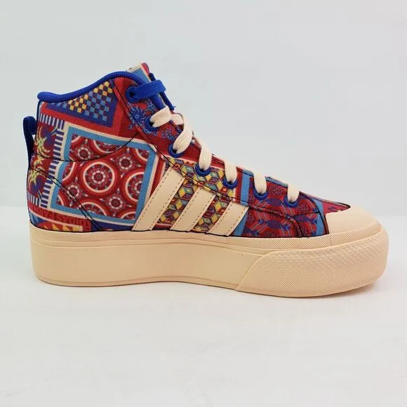 Adidas Farm Rio x Bravada 2.0 Mid Platform Womens Size 6.5 Patchwork Skate Shoes
