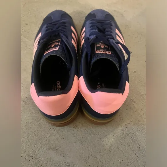 Adidas Gazelle Bold Women's Sneakers - Navy and PinkSize 7