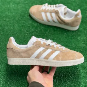 Adidas Gazelle Magic Beige Cloud White Mens Shoes IH9865 NEW Sz 10