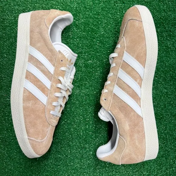 Adidas Gazelle Magic Beige Cloud White Mens Shoes IH9865 NEW Sz 10