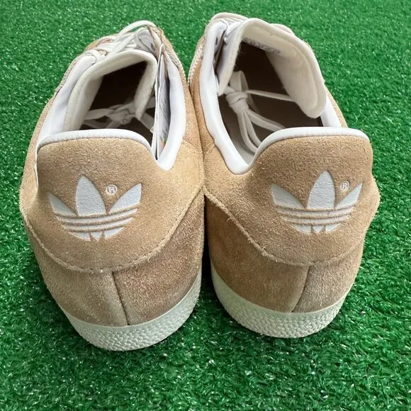 Adidas Gazelle Magic Beige Cloud White Mens Shoes IH9865 NEW Sz 10