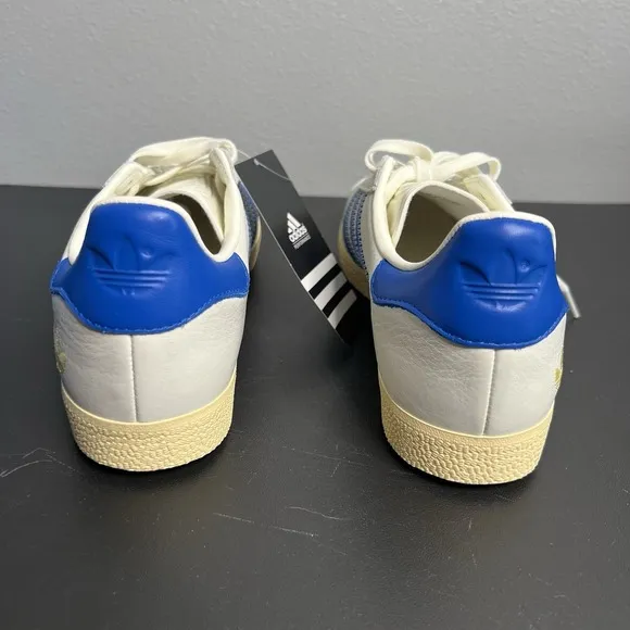 Adidas Gazelle Shoe Palace Exclusive Mens Size 9 Shoes Blue Aged Midsole Leather