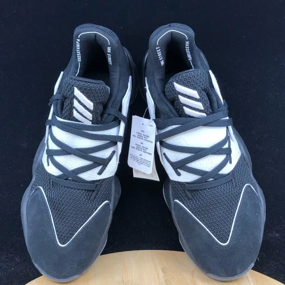 Adidas Harden Vol 4 - Black / White - Sz 10.5 - Men's 100% Authentic FV5597