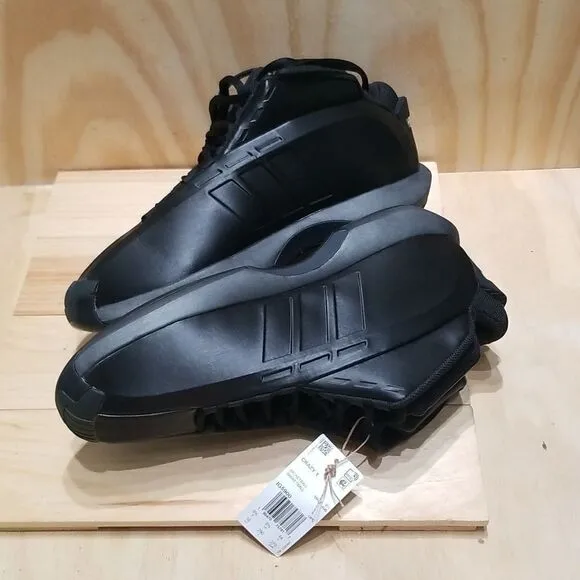 ADIDAS Kobe Bryant Crazy 1 Retro Basketball Shoes Mens Sz 10 triple black)