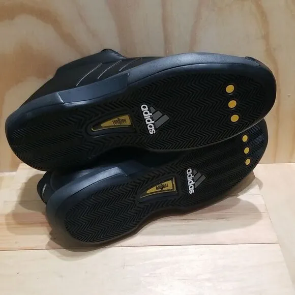 ADIDAS Kobe Bryant Crazy 1 Retro Basketball Shoes Mens Sz 10 triple black)